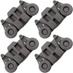 W10195416 (4-Pack) Lower Dishrack Wheel Assembly for kitchenaid,Whirlpool,maytag,Kenmore.Kitchen Aid Dishwasher Parts,W/ 1.59 in Diameter Wheel