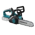 KIESBOHR 12 Inch Cordless Brushless Chainsaw Compatible with Makita 18V Battery, Hand Held Electric Chainsaw with Automatic Oiler and Chain Tension (Battery and Charger Not Included)