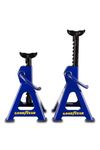 GOODYEAR GOD1251 Steel Jack Capacity: 2 tons, Set of 2, Black Blue