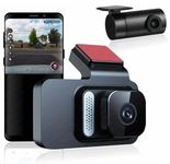 Sound Boss 2.5K DASHMATE-1000 Night Vision Dual Channel Car Dash Cam with Wide Angle View|G-Sensor|WiFi|App Playback & Share,|Emergency Recording