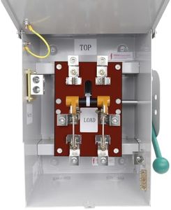 200A Generator Transfer Switch,48000W General-Duty Double-Throw Safety Switch,120/240-Volt Transfer Switch,Stronger Stability Manual Transfer Switch,Meeting NEMA 3R Standards for Outdoor and Indoor