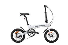 ECOSMO 16" Lightweight Alloy Folding City Bike Bicycle,6 SP SHIMANO, Dual Disc brakes - 16AF02W