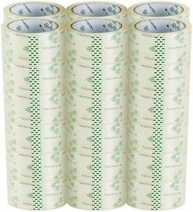 Clear Packing Tape 36 Rolls, Heavy Duty Transparent Shipping Tape for Boxes