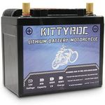 KITTYROC 12V Lithium Motorcycle Battery 8Ah 500A, LiFePO4 Battery with Smart BMS, Replacement ATV, UTV, Motorcycle, Lawn Mower, Jet Ski, Snowmobile, 4 Wheeler, Tractor, Scooter and Generator Battery