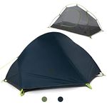 Naturehike Ultralight Tent, 1 Person Dome Tent, Waterproof for Backpacking, Trekking with 3 Seasons, Easy Setup for Hiking, Portable, Anti UV Double Layer Camping Tent