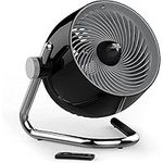 Vornado Pivot6 Whole Room Air Circulator Fan with 4 Speeds, Remote Control, Rotating Axis