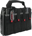 G. Outdoor Products G.P.S AR Magazine Tote with Adjustable Hook and Loop Locking Tabs - Holds 8 Magazines - Durable Lightweight Portable Shooting Accessory