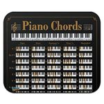 Piano Chords Music Low Profile Thin Rubber Mouse Pad Mousepad