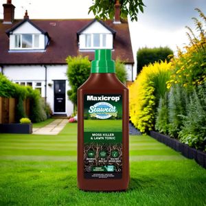 Maxicrop Moss Killer & Lawn Tonic 1L – Fast-Acting Seaweed Lawn Care