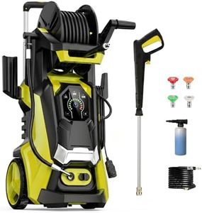 Pressure Washer with Touch Screen, 5000PSIIMAX Power Washer with Foam Cannon, Washer Pressure Machine for Cars, Fences, Patios, Decks and Driveway Cleaning