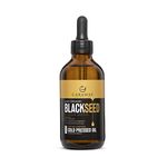 CARAWAY Organic Blackseed Oil Cold Pressed - 118 ml / 4 oz | Certified Organic Cold Pressed Kalonji Oil for Hair Growth, Drink and Skin care | Immunity Booster | Edible Grade