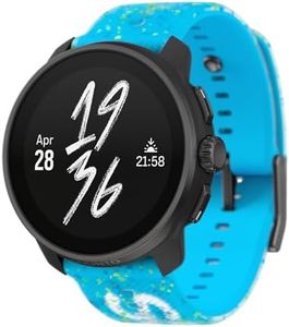 SUUNTO Race S GPS Sports Watch, High-Res AMOLED Touchscreen w/ 13D Standby, Dualband GNSS, Global Offline Map, Advanced Training & Recovery Insights, 95+ Multisports, Compact & Light, Power Blue