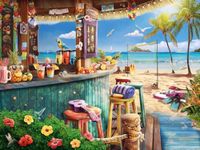 Ravensburger Beach Bar Breezes Jigsaw Puzzle (1500 Pieces)