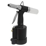 Sealey Sa314 Air Riveter 1/4 Steel Aluminium and Stainless Steel Rivets