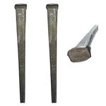 1.5”- CUT COMMON NAILS - Metallic Color - Antique rustic restoration accent nails for hanging, furniture, cabins, shutters & flooring – Decorative clavos nails – Distinct SQUARE HEAD Nail – 1.5 in