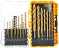 DEWALT Titanium Nitride Coated Drill Bit Set, Pilot Point, 21-Piece (DW1361)