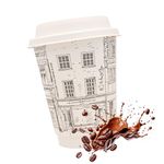 Clearly 100 x 12oz Disposable Paper Cups for Hot and Cold Drinks, Espresso Coffee Tea Drinking Cups, Ideal for Takeaway, Party, Picnic