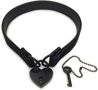 Succuba Padlock Choker Collar Necklace Lolita Collar Cat Kitty Velvet Necklace with Lock and Key For Women and Men, Velvet, not known
