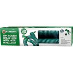 Marksman 30m Coiled/Spiral Hose With Hose Nozzle Set