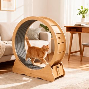 XL Cat Exercise Wheel – 43.3" Large Indoor Running Toy