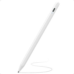 Stylus Pen for iPad (2018-2024) with Fast Charging & Palm Rejection, Compatible with Apple iPad Pro M4 2024, iPad Air M2 2024, iPad Pro 11/12.9 inch, iPad 10-6th, iPad Air 5th-3rd, iPad Mini 6/5th