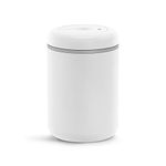 Fellow Atmos Vacuum Coffee Canister & Food Storage Container - Airtight Food Storage Containers - Coffee Containers - 16 oz - Matte White