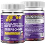 Natural Stacks Magnesium Gummies SLEEP with Melatonin & Chamomile - Mineral & Magnesium Supplement - Helps to re-set the body's sleep-wake cycle - Supports Good Health - 30 Mixed Berry Gummies