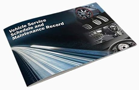 Blank Service History Book - Car Van Maintenance Replacement Vehicle Record Book - Pack of 1