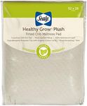 Sealy Healthy Grow Plush Infant/Toddler Fitted Crib Mattress Pad -Waterproof, Hypoallergenic, Deep Fitted Skirt, Machine Washable & Dryer Friendly 52”x28”