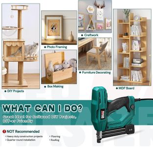 NEU MASTER Electric Brad Nailer & Staple Gun – DIY Upholstery, Woodworking