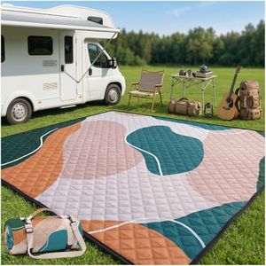 RYCHIC Waterproof Picnic Blanket Outdoor Camping Beach Mat Extra Large Foldable Car Essential Roadtrip Gadget Rv Accessories Glamping Tent Gear Must Haves Hiking Stuff Backpacking Necessities Gift