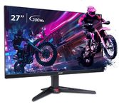 Acer Nitro VG270 X1 27 Inch IPS Full HD Backlit LED Gaming Monitor I 0.5 MS Response I 200Hz Refresh Rate I SRGB 99%, HDR 10 I 2xHDMI, 1xDP I Stereo Speakers I AMD FreeSync Premium I Eye Care (Black)