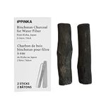 Binchotan Charcoal from Kishu, Japan - Water Purifying Sticks for Great-Tasting Water, 2 Sticks, Each Stick Filters up to 2 Liters of Water