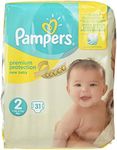 Pampers Premium Protection Size 2, 31 Nappies