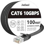 Cat 6 Ethernet Cable 100 ft, Outdoo