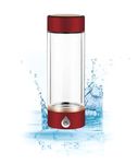 Bewinner Portable Hydrogen Water Bottle - 420mL Hydrogen Rich Bottle SPE Technology, Rechargeable Hydrogen Water Generator, Hydrogen Water Ionizer Machine for Home Office Travel