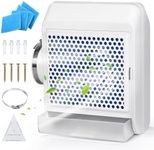 Houseluxe 3-in-1 Indoor Dryer Vent Kit, Upgraded Stainless Steel Screen with 5PCS Polyester Filters,Dryer Vent and Water Drawer System, Dryer Vent Box for Electric Dryer