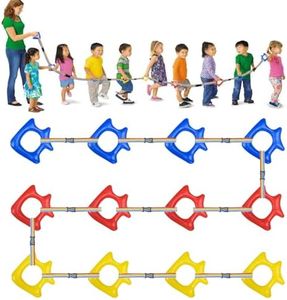 TOFFCAEA Safety Walking Rope, Toddlers Walking Rope for Preschool, Colorful Walking Rope Detachable Transition Rope, Preschool Walking Rope for Daycare School Kids (12 Ring)