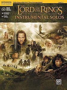 Lord of the Rings Instrumental Solos for Strings: Violin (with Piano Acc.), Book & Online Audio/Software