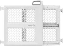 Safety 1st Lift, Lock and Swing Gate - Pressure or Hardware installed, Fits Spaces Between 28" and 42" Wide, 28" Tall, White