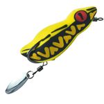 Chief Angler Overlord Hand-Made Yellow Frog Lure 5CM 8g-10g– Weedless Topwater Bait for Snakehead & Murrel - Realistic Soft-Body Floating Natural Rubber Fishing Lure