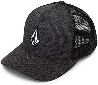 Volcom Men's Full Stone Cheese Trucker Hat, Charcoal Heather, One Size