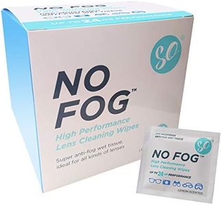 SO NO Fog Anti-Fog Wipes, Steamed Up Glasses, Glasses Cleaning, Fog Wipes, Lens Cleaning (100)