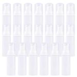 20 pcs 2oz/60ml Lash Shampoo Bottle,Empty Plastic Refillable Foam Soap Dispenser with Pump Mini Foaming Bottle lash Shampoo Bottles Bulk for Eyelash Shampoo, Hand Soap Sanitizer(White)