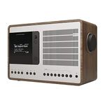 Revo Superconnect Walnut/Silver Portable Stereo ( Digital Audio Broadcast (DAB), MP3, Bluetooth Pairing, Internet Radio )