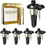 MAS Set of 5 Ignition Coils Pack & Acdelco Platinum Spark plugs Compatible with Chevrolet GMC Isuzu Hummer Colorado H3 i-250 i-370 2.8L 3.5L Replacement for UF303 5C1392 12568062