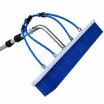 Connecticut Solar 6 Meters Long Solar Brush with kit and Nylon Brush, Water Fed PU Pipe & Adjustable Telescopic Pole from 2.2 to 6 Meters