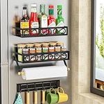 Bunoxea Spice Racks Magnetic for Re