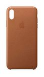 Apple iPhone Xs Max Leather Case - Saddle Brown