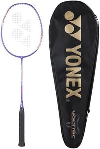 YONEX Voltric Lite 25i Graphite Strung Badminton Racket with Full Racket Cover (Blue) | for Intermediate Players | 77 Grams | Maximum String Tension - 30lbs